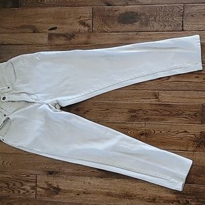 Vintage Express Jeans in Cream with hints of brown